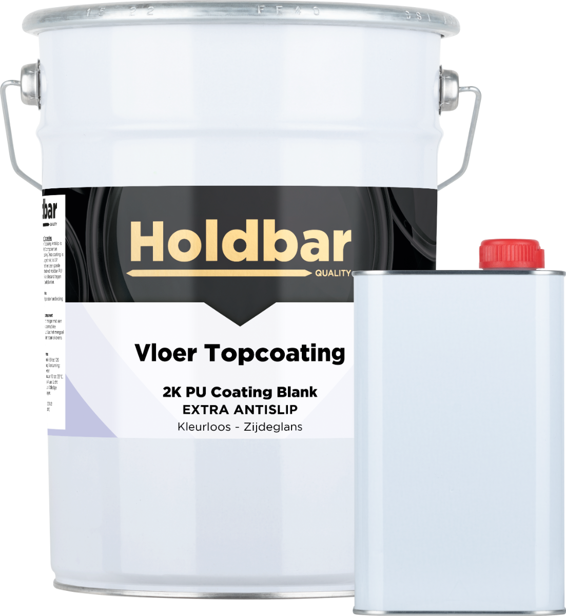Holdbar Vloer Topcoating Extra Antislip Zijdeglans 5 kg